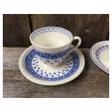 7 Vintage Spode Copeland England Demitasse Cups & Saucers