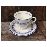 7 Vintage Spode Copeland England Demitasse Cups & Saucers