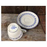 7 Vintage Spode Copeland England Demitasse Cups & Saucers