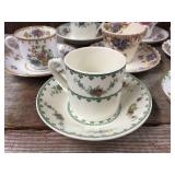 8 Vintage Spode Copeland England Demitasse Cups & Saucers