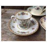 8 Vintage Spode Copeland England Demitasse Cups & Saucers