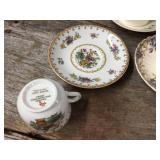 8 Vintage Spode Copeland England Demitasse Cups & Saucers