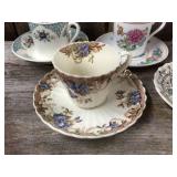 8 Vintage Spode Copeland England Demitasse Cups & Saucers
