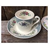 8 Vintage Spode Copeland England Demitasse Cups & Saucers