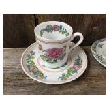 8 Vintage Spode Copeland England Demitasse Cups & Saucers