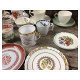 Vintage Spode Copeland England Demitasse Cups & Saucers