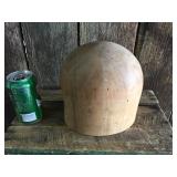 Antique Wooden Hat Block/Crown Mold