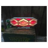 Vintage Grain Belt Beer Light-Up Register Top Sign