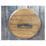 Vintage Jack Daniels Whiskey Barrel Head/Top