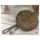 Cast Iron Waffle Maker "9-10"