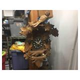 Vintage German Wooden Cuckoo Clock