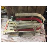 Vintage "Torpedo" Kids Pull-Behind Sleigh