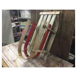 Vintage "Torpedo" Kids Pull-Behind Sleigh