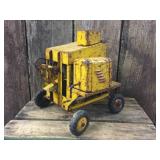 Vintage Doepke Pressed Steel Toy Cement Mixer