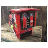 Vintage Trade Mark Modern Toys Battery Op Tin Train