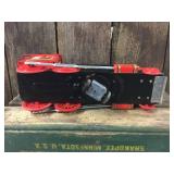 Vintage Trade Mark Modern Toys Battery Op Tin Train