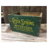 Vintage Rock Spring Wooden Crate