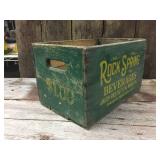 Vintage Rock Spring Wooden Crate