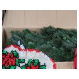 Lovely 7.5 ft Boulder Mountain Pine Pre-Lit Christmas Tree and Two Tree Skirts