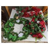 Set of (2) Holiday Wreaths and More