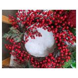 Set of (2) Holiday Wreaths and More