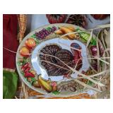 Lot of Fun Fall Decor: Thanksgiving Turkey Platter, Rope Lights, Scarecrow, and More!
