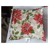 Lot of Four Winter Holiday Throw Pillows