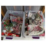 Christmas Decor Lot: Nutcracker, Snowflakes, Village Houses and More