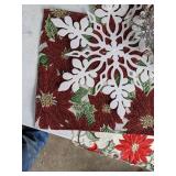 Christmas Decor Lot: JOY Stocking Holders, Ornaments, Table Settings, & More