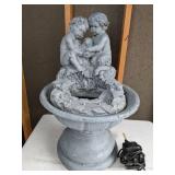 Beautiful Garden Fountain Statue w/ Pump