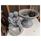 Beautiful Garden Fountain Statue w/ Pump