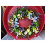 Set of (2) Easter Wreaths in Homz Wreath Boxes