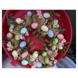 Set of (2) Easter Wreaths in Homz Wreath Boxes