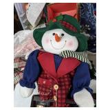 Christmas Decor Lot: Christmas Wrapping Paper Kit, Nativity Set, & More