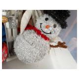 Christmas Decor Lot: Christmas Wrapping Paper Kit, Nativity Set, & More