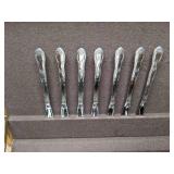 Wm A Rogers Oneida Ltd Stainless Steel Silverware Set in Case