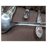 Wm A Rogers Oneida Ltd Stainless Steel Silverware Set in Case