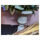 Lot of 3 Artificial Flower Arrangements & Table Decor