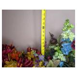 Lot of 3 Artificial Flower Arrangements & Table Decor