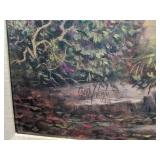 Artwork "Razzberry Creek Crossing" by Carl Valente