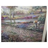 Artwork "Razzberry Creek Crossing" by Carl Valente