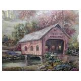 Artwork "Razzberry Creek Crossing" by Carl Valente