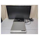 Lovely 22" Samsung TV and Magnavox DVD Player
