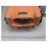 Vintage Barbies and Ken Doll with 1962 Austin Healey Sports Car