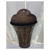 Set of (4) Metal Wall Planters/Decor
