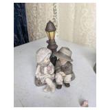 Collection of 7 Enesco NBM Bahner Studios Figurines
