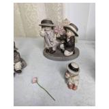 Collection of 7 Enesco NBM Bahner Studios Figurines