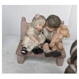 Collection of 7 Enesco NBM Bahner Studios Figurines
