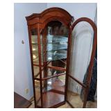 Jaw-Dropping Wooden Corner Curio Cabinet