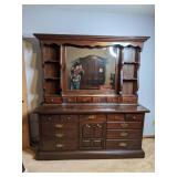 Glamorous Ethan Allen Dresser with Mirror